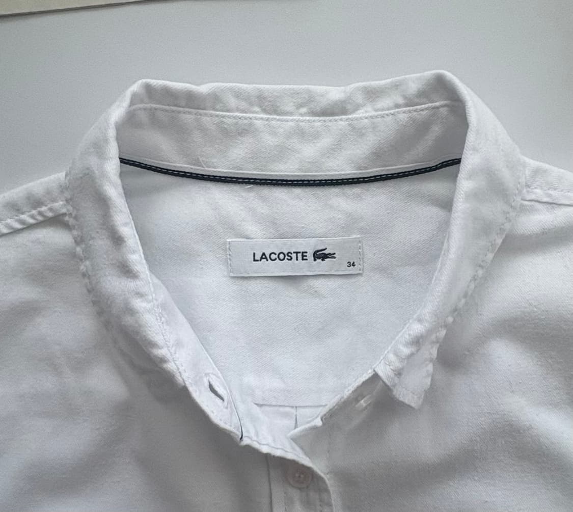 Lacoste 라코스테 화이트 옥스포드 셔츠 상품이미지4