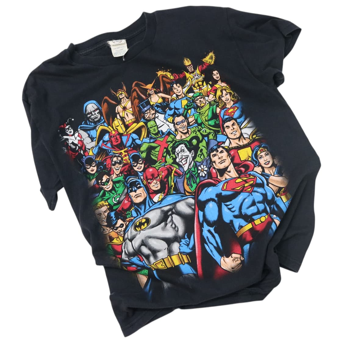 2010 DC COMICS 저스티스 리그 멀티 히어로 그래픽 티셔츠 상품이미지1
