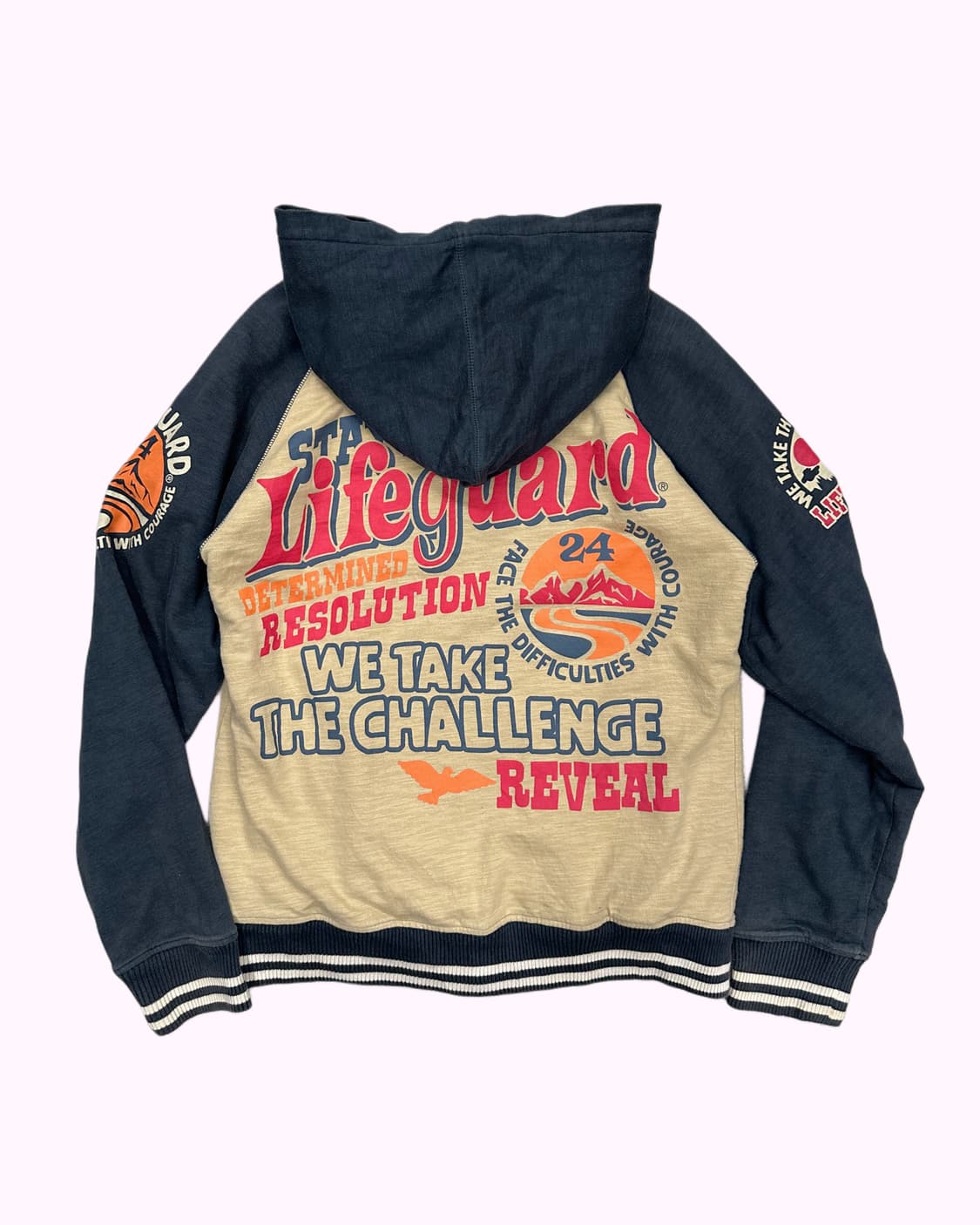 logo fur lining hood zip-up 상품이미지6