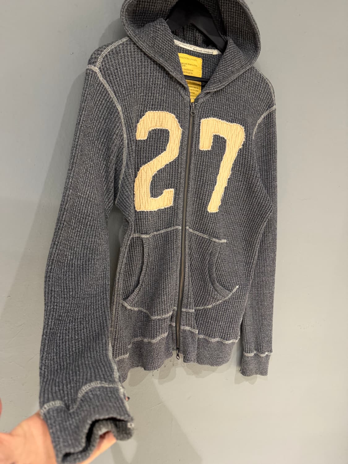 Branchworks number patch hood zip-up 상품이미지7