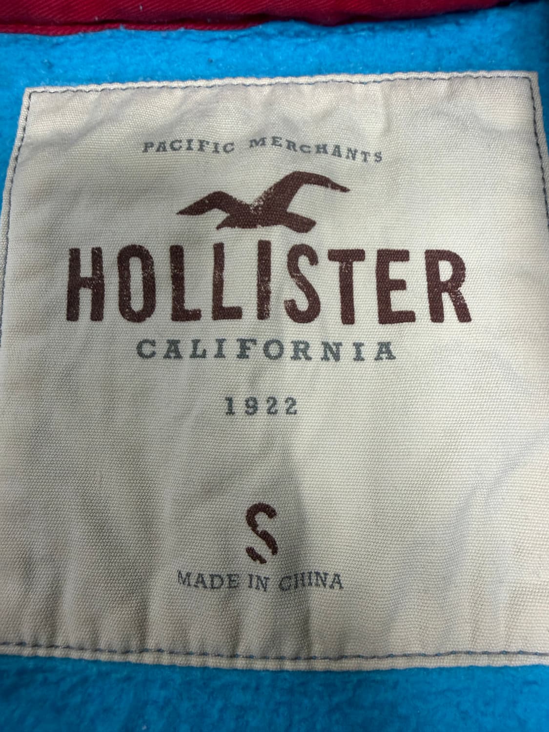 홀리스터 하늘색 후드집업 s 상품이미지3