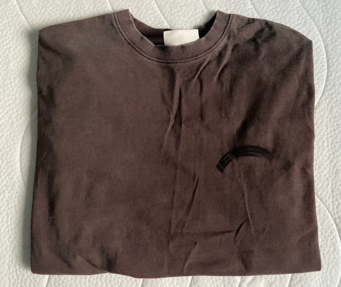 IEY 버건디 오버핏 롱슬리브 상품이미지1