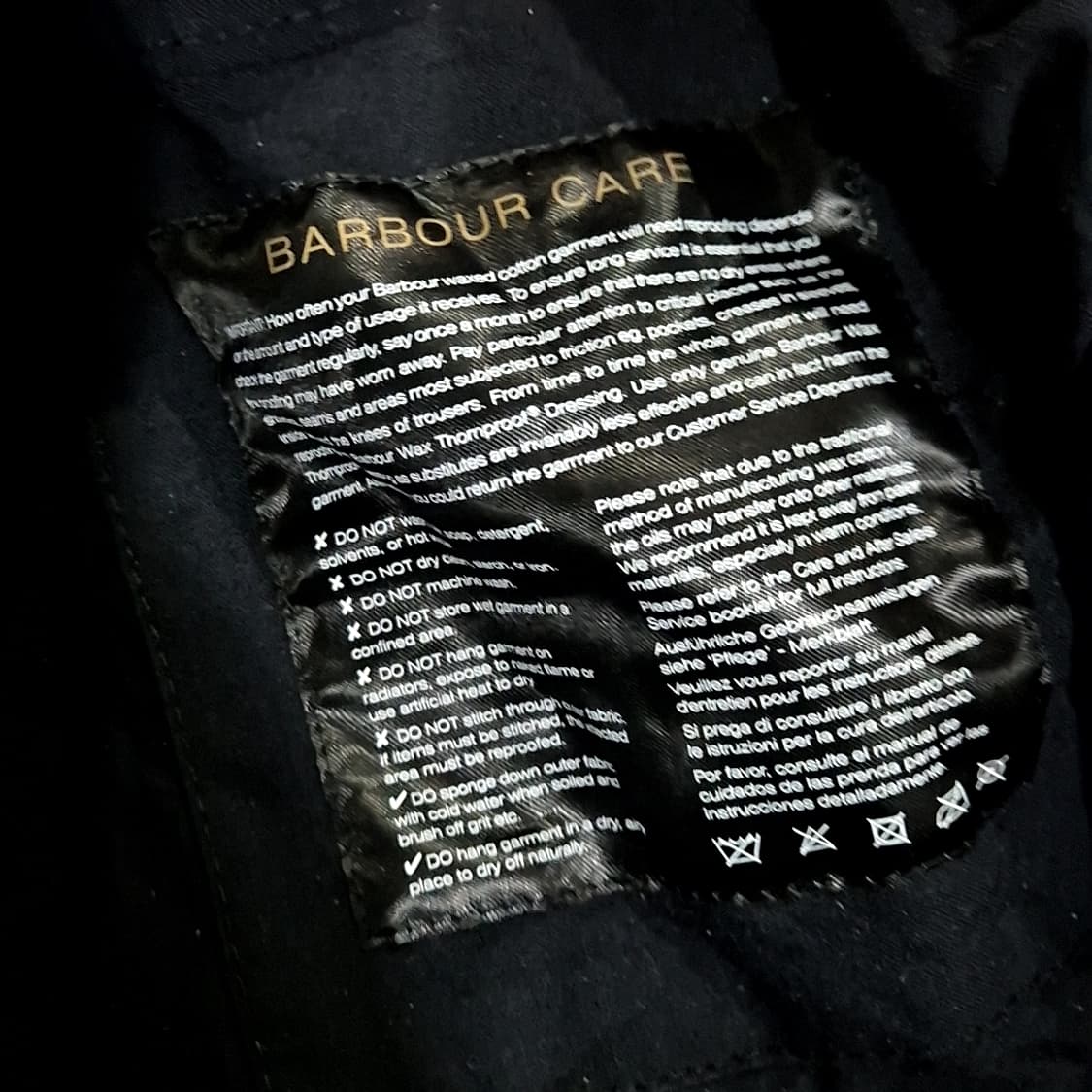 Borbour 바버 인터네셔널 빈티지 자켓 상품이미지7