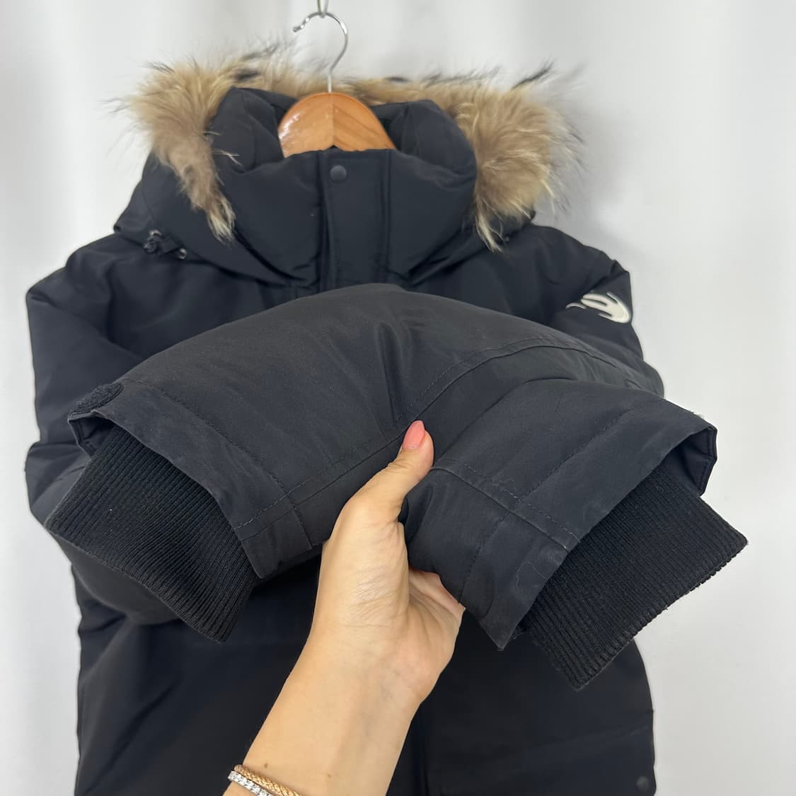   아이더 남자 패딩점퍼 방한패딩 오리털 검정 XL  EIW 상품이미지4