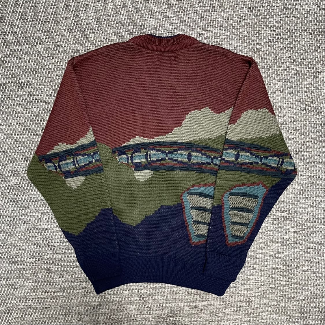 XL 빈티지 퓨어울 니트 상품이미지4