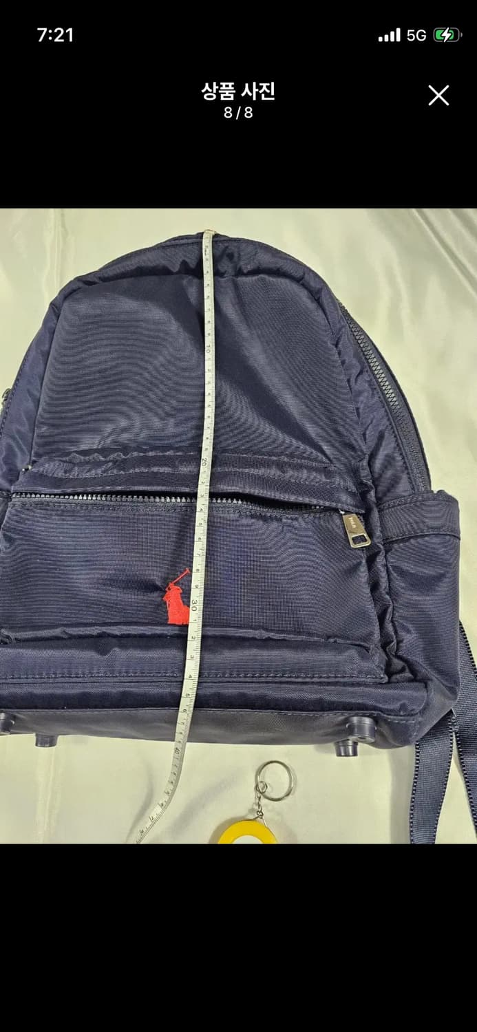 폴로 랄프로렌 빅포니 백팩 다크네이비/레드 상품이미지5