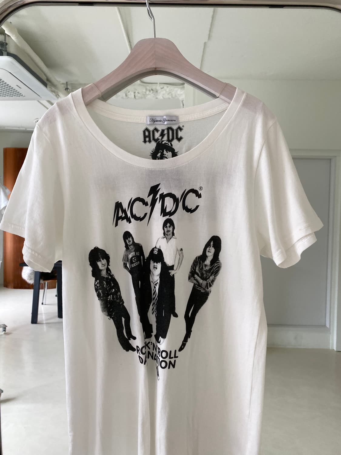 히스테릭글래머 X acdc 반팔 티셔츠 상품이미지1