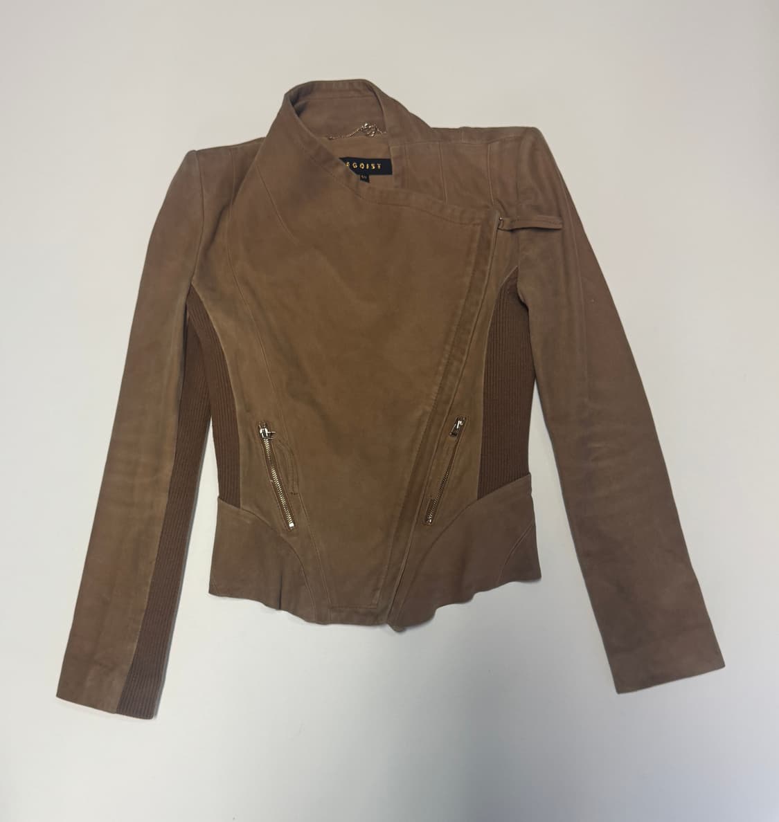여성 에고이스트 리얼 양가죽 스웨이드 자켓 상품이미지1