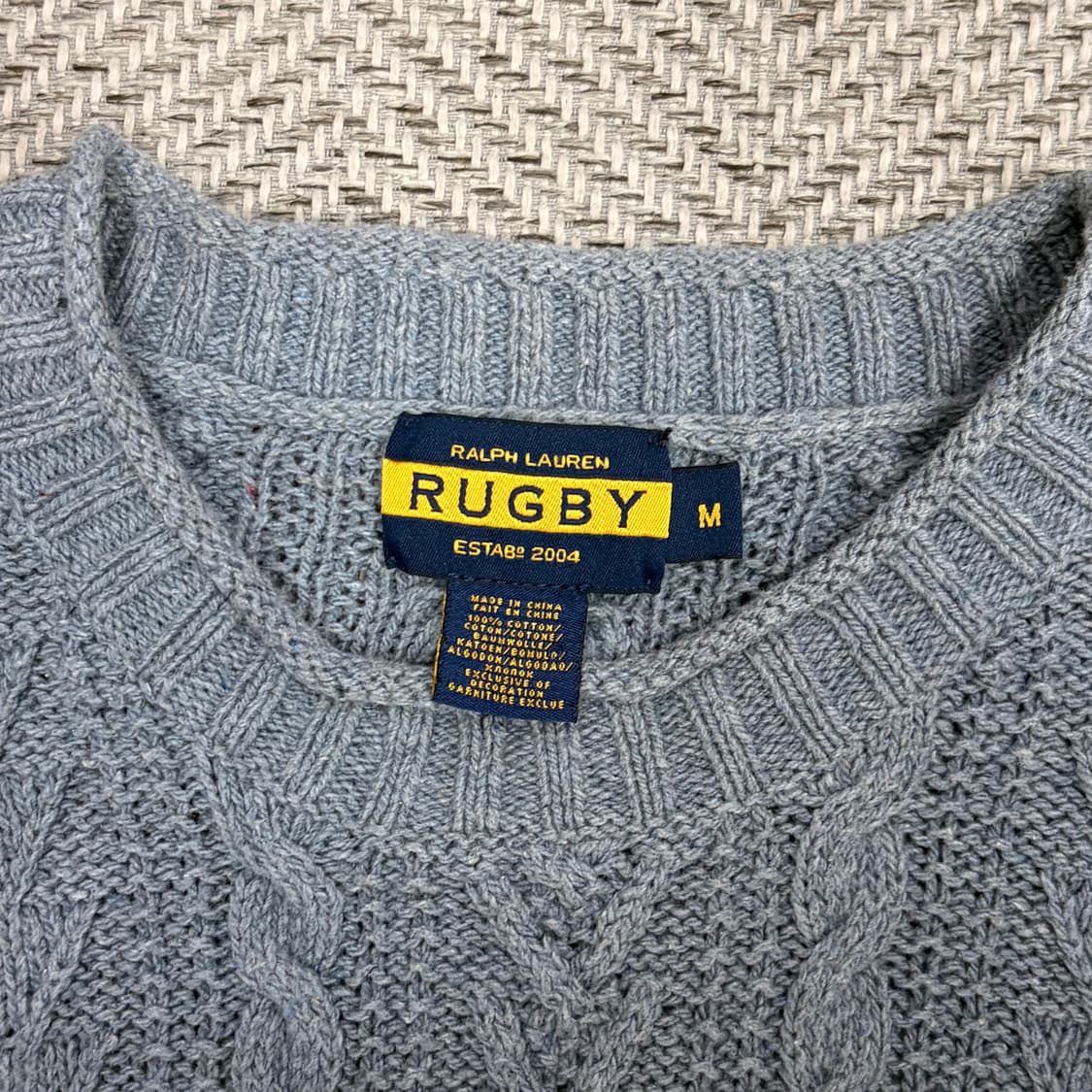 랄프로렌 럭비 패치 코튼 니트 스웨터 v1036 상품이미지5