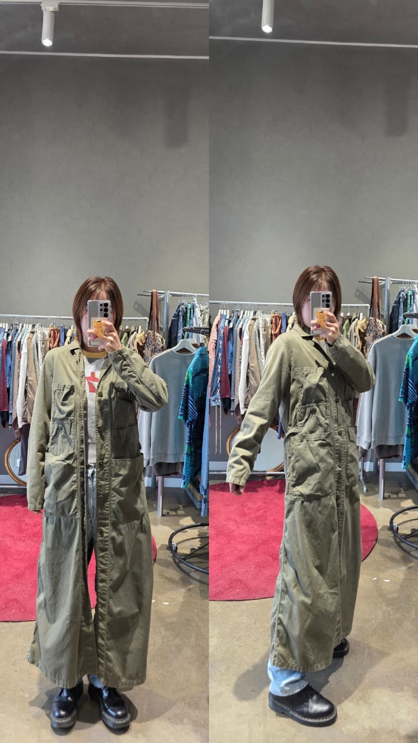 캐피탈 롱 셔츠 원피스 상품이미지3