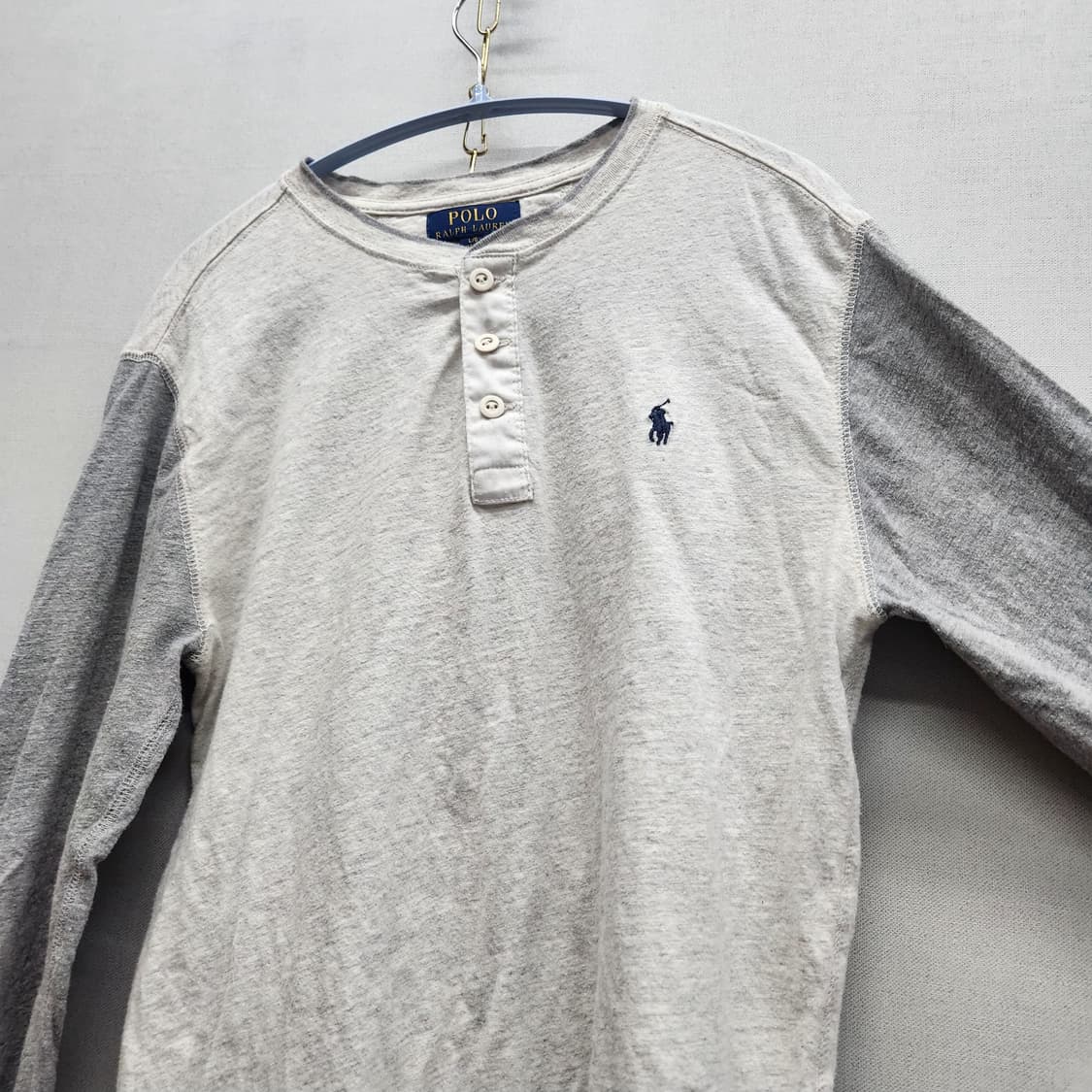 폴로랄프로렌 로고 헨리넥 긴팔티 S 상품이미지3