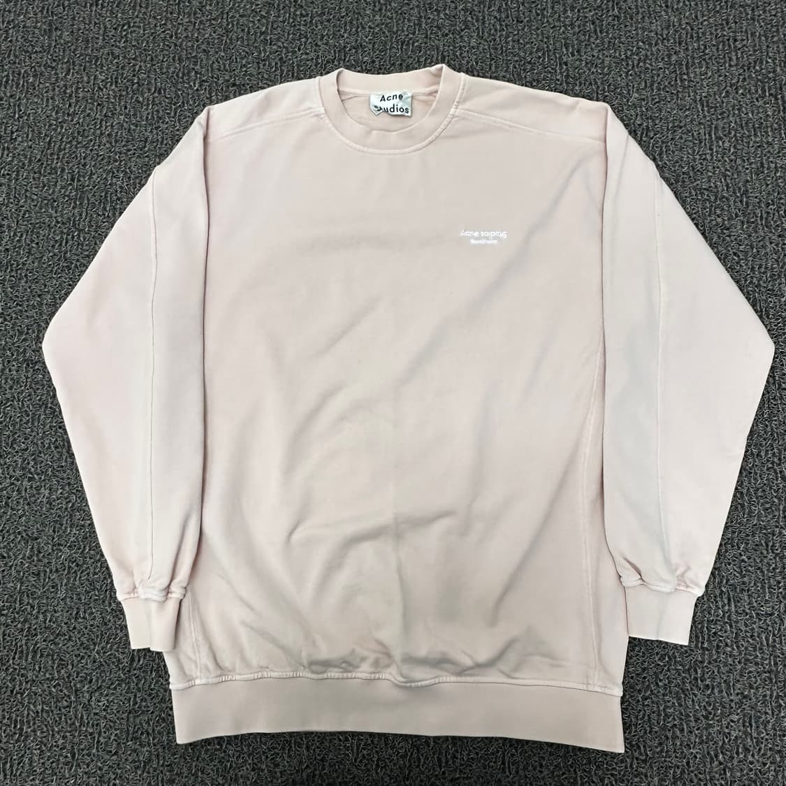 아크네 스튜디오 맨투맨 핑크 S 상품이미지1