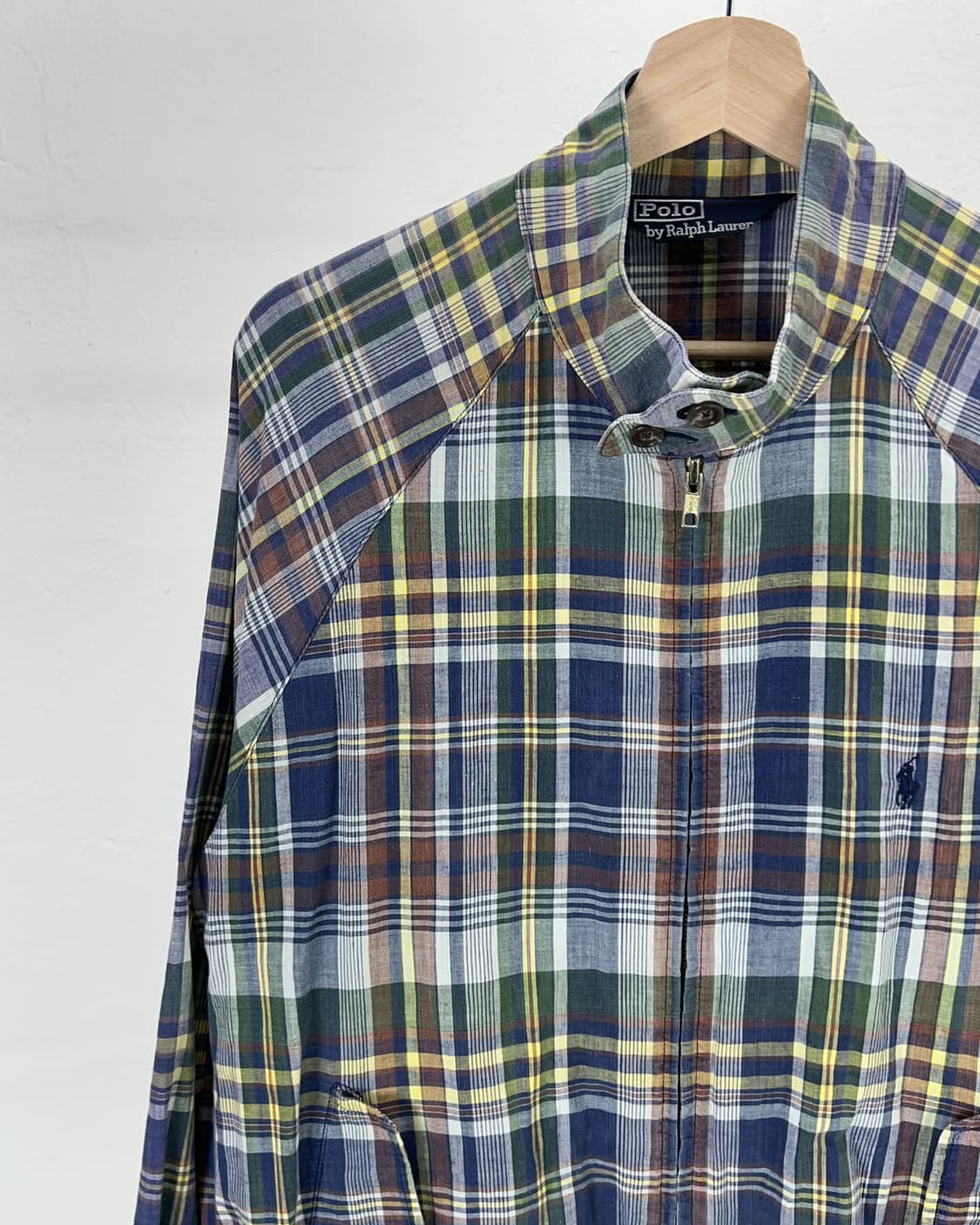 폴로 랄프로렌 마드라스 체크 바라쿠타 코튼 자켓 상품이미지2