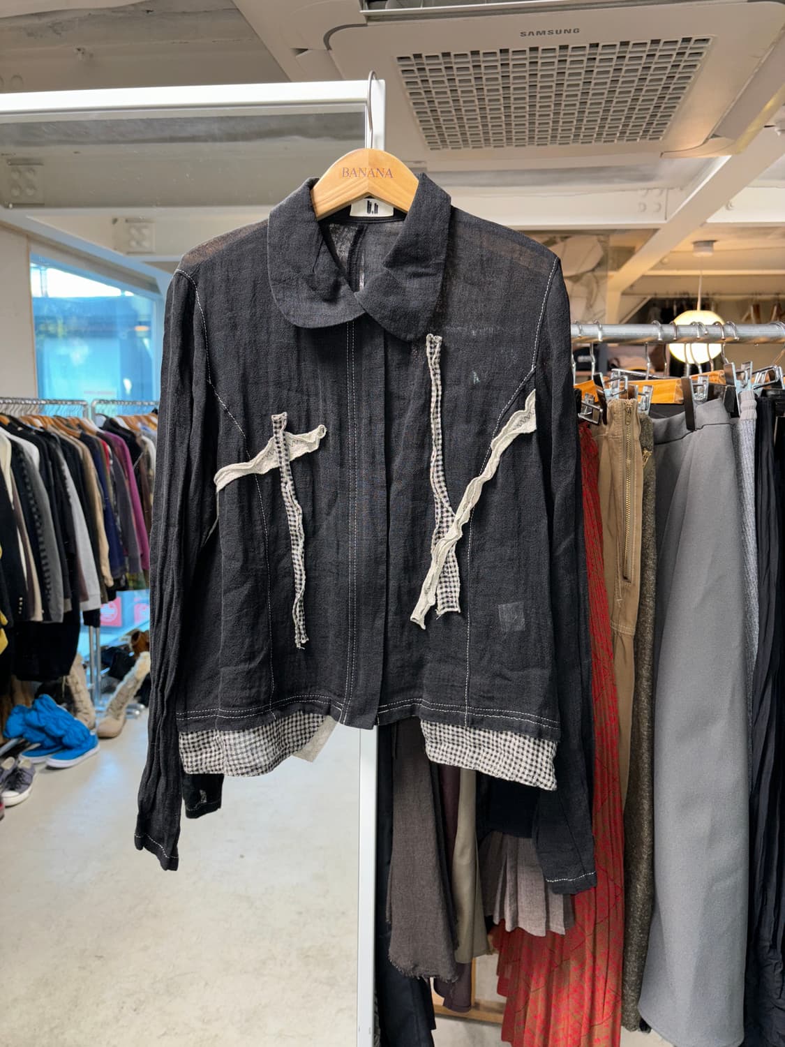 센소유니코 t.b 린넨 자켓 상품이미지3