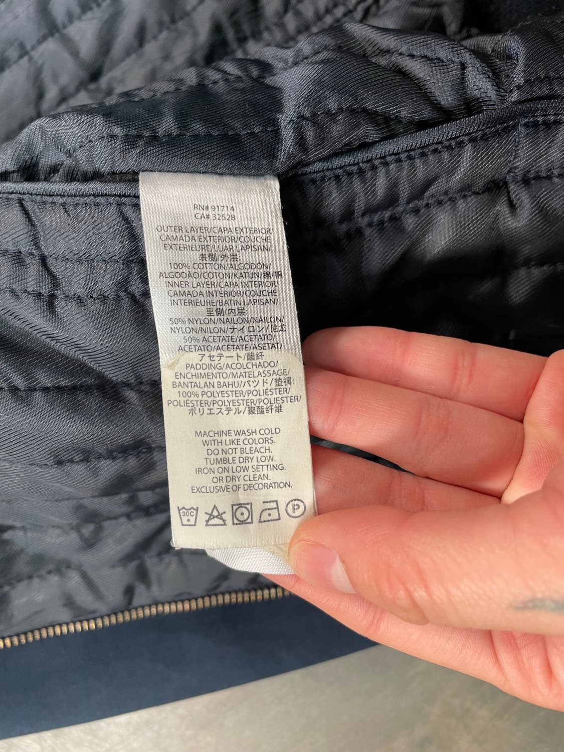 알마니 익스체인지 바이커 자켓 상품이미지7