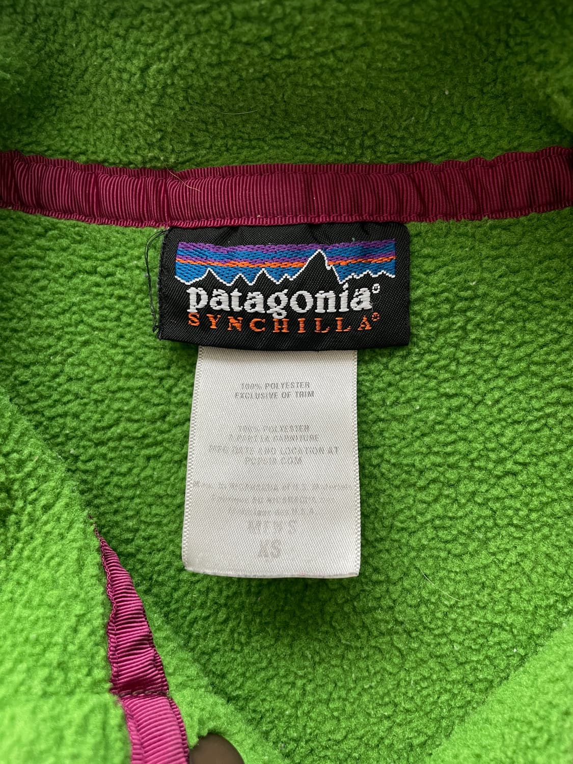 파타고니아 신칠라 라임그린 상품이미지3