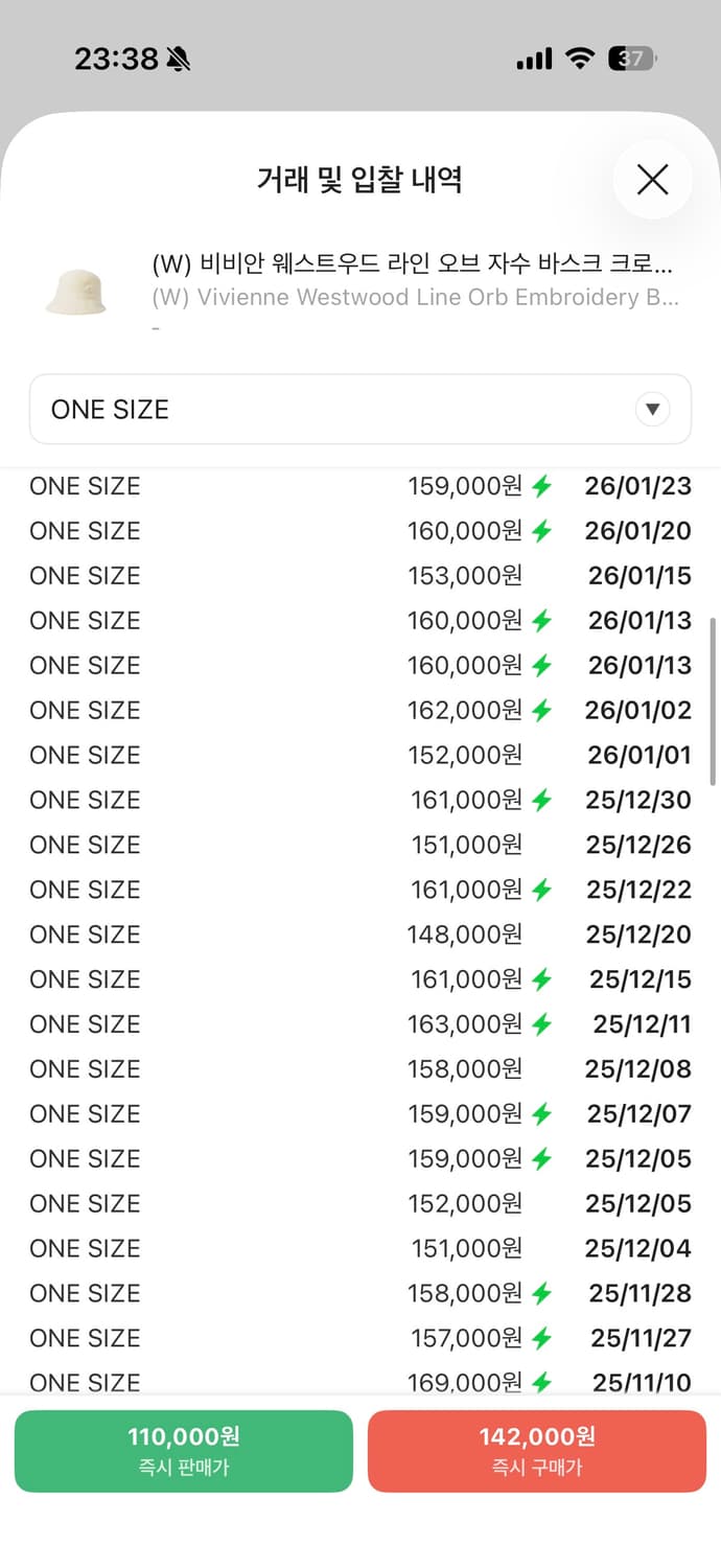 비비안웨스트우드 버킷햇 아이보리 상품이미지9