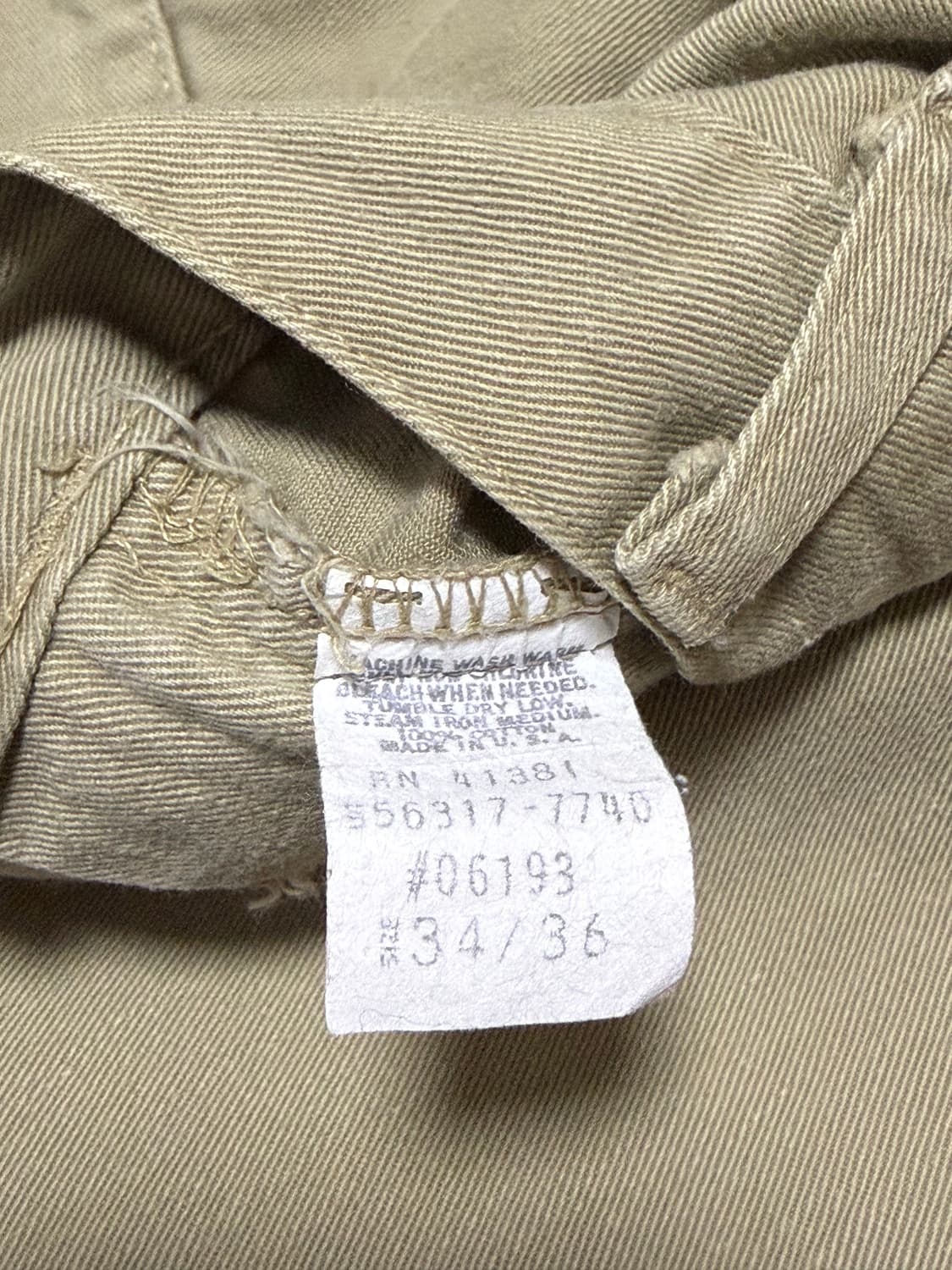 80s USA 폴로 랄프로렌 투 턱 치노 팬츠 TALON ZIP 상품이미지4