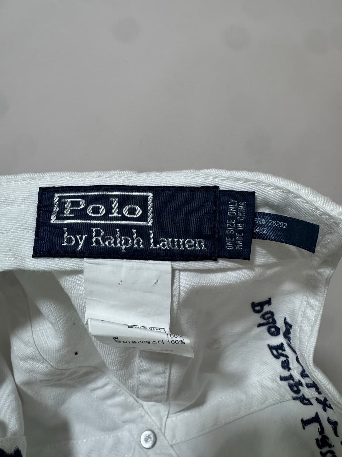 폴로 빅포니 화이트 볼캡 상품이미지4