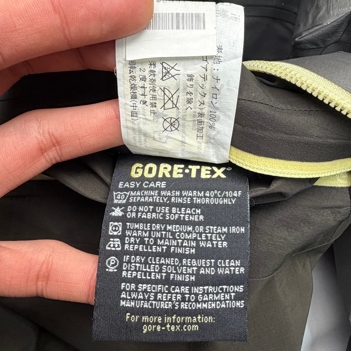 아크테릭스 베타 SL 팩라이트 쉘 카키 브라운 고어텍스 바람막이 S 상품이미지9