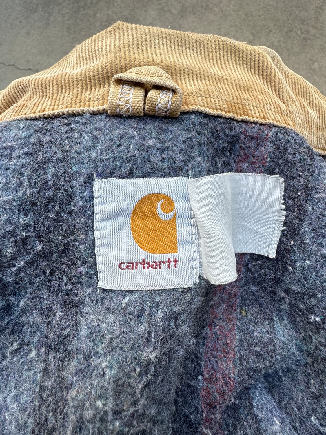 (M) 90s Carhartt detroit jacket (J01BRN) 상품이미지4
