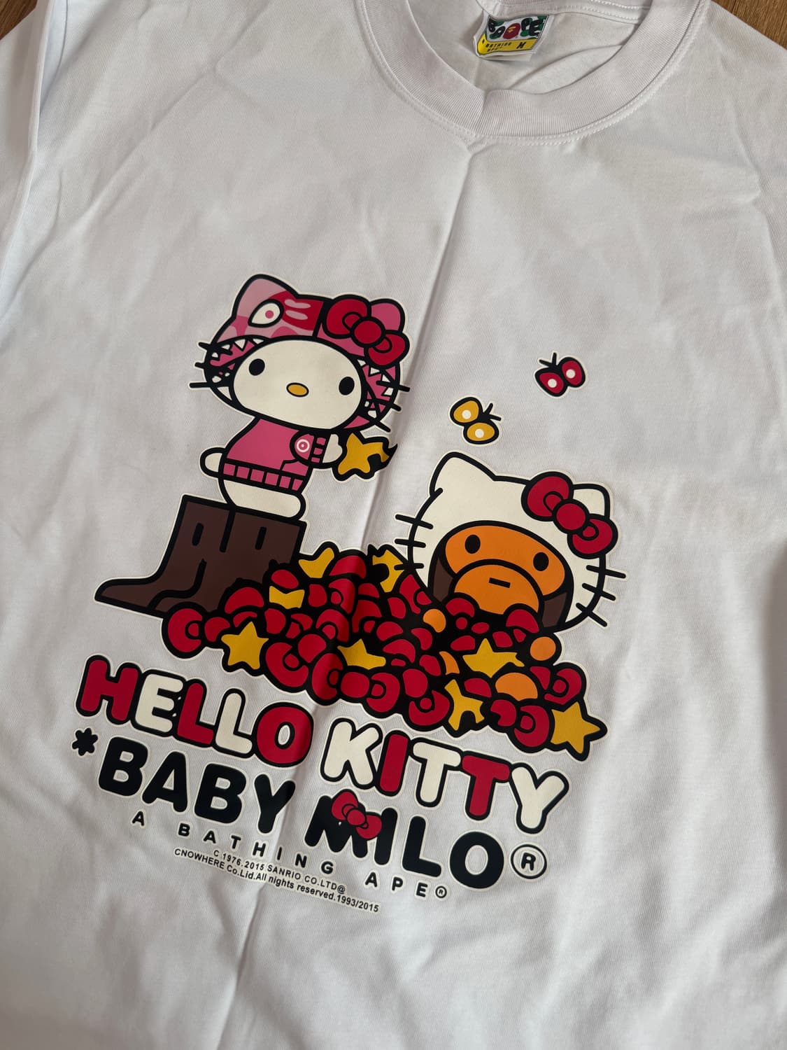 베이프 산리오 반팔 M 상품이미지1