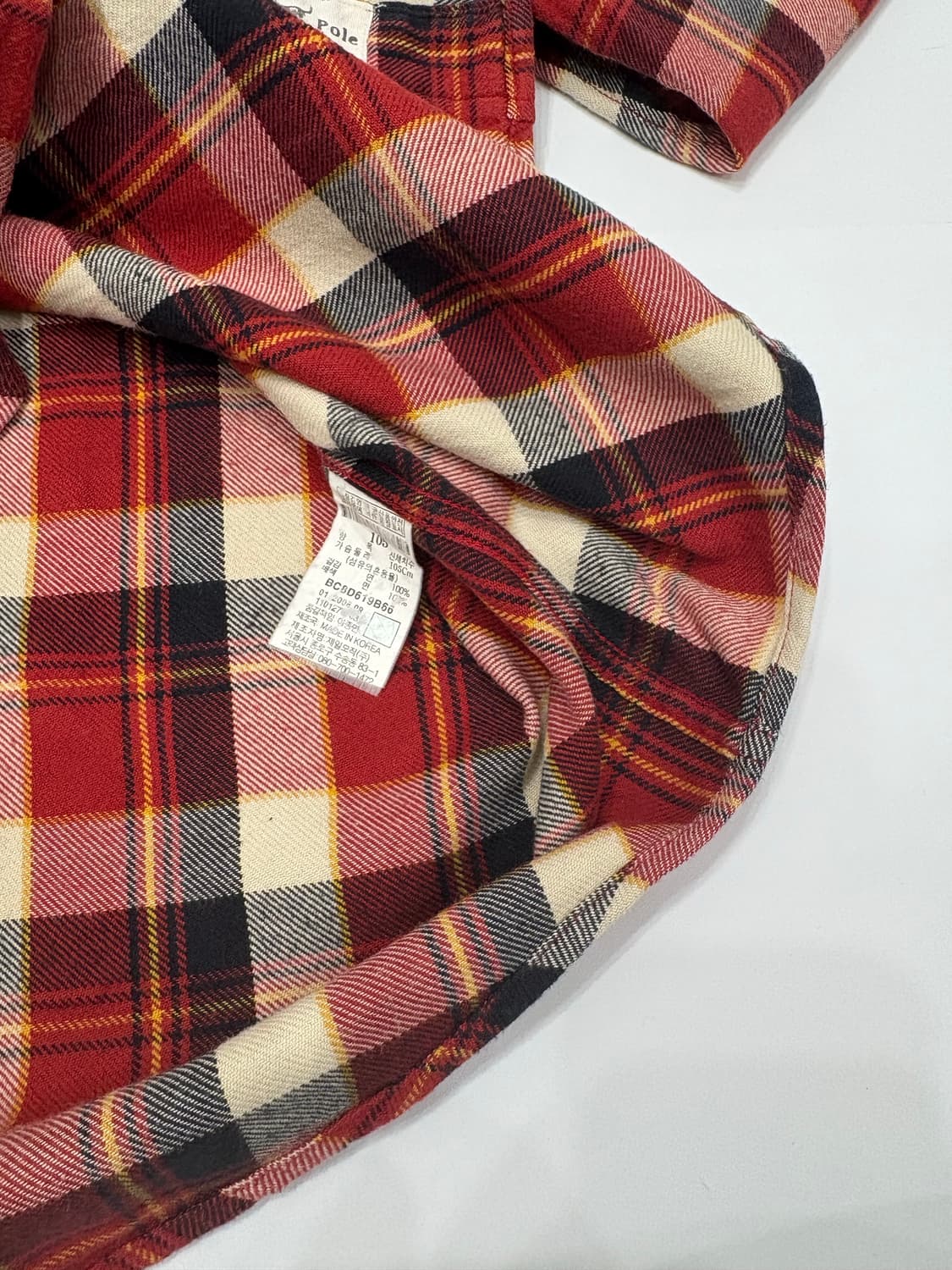 빈폴 타탄 체크 셔츠 상품이미지6