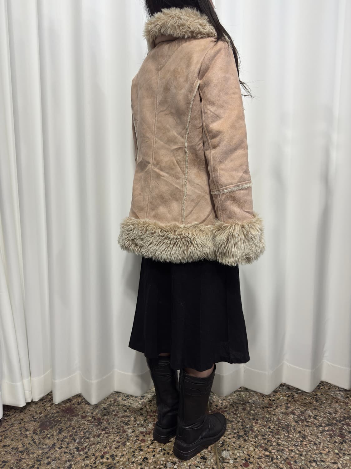 lest rose fur coat 상품이미지6