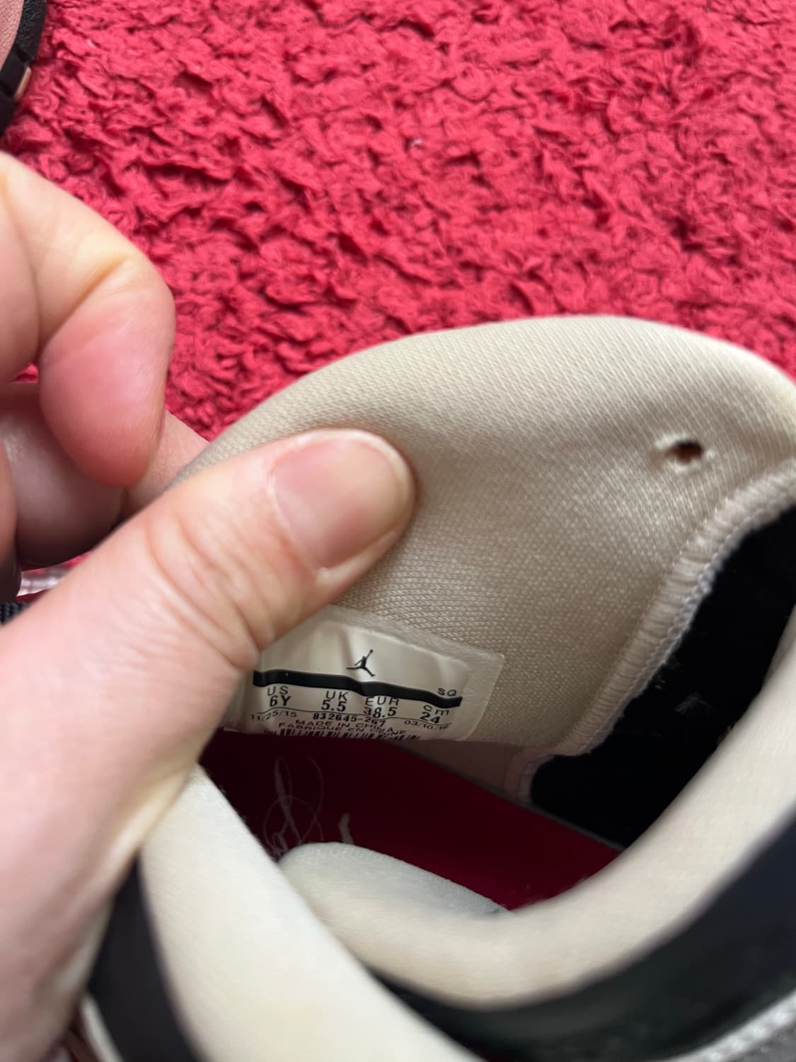 나이키 조던 10 레트로 프리미엄 '헤어리스' 펄 화이트 240 상품이미지7