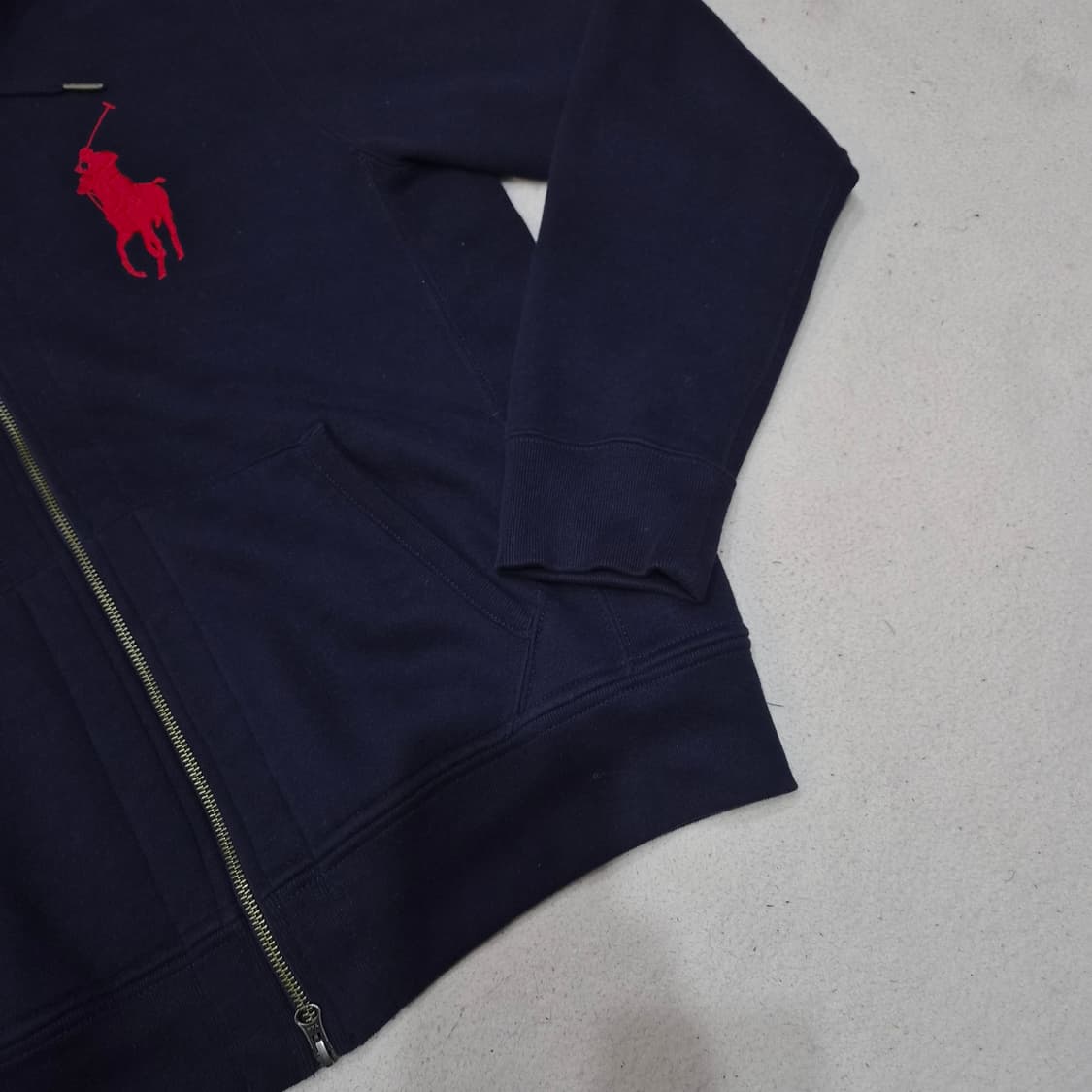 폴로랄프로렌  빅포니 후드집업L(상태좋음) 상품이미지3