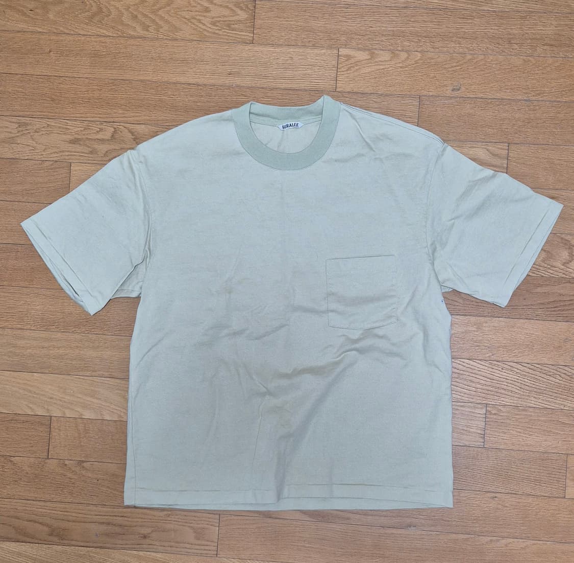AURALEE 포켓 반팔 티셔츠 4 상품이미지1