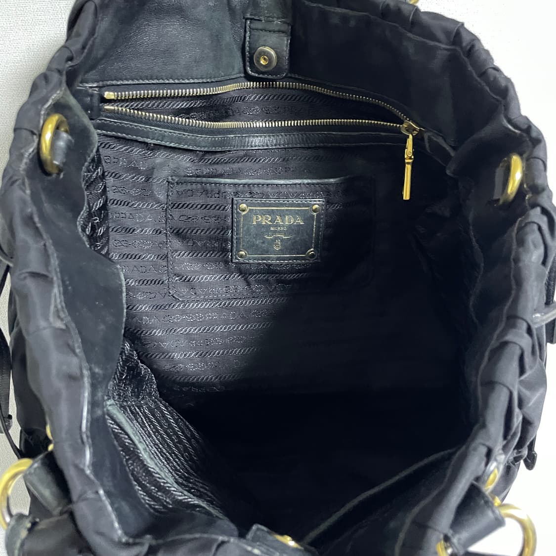 프라다 여성 고프레 모코노 토트백 (크로스 스트랩 분실 상품이미지8