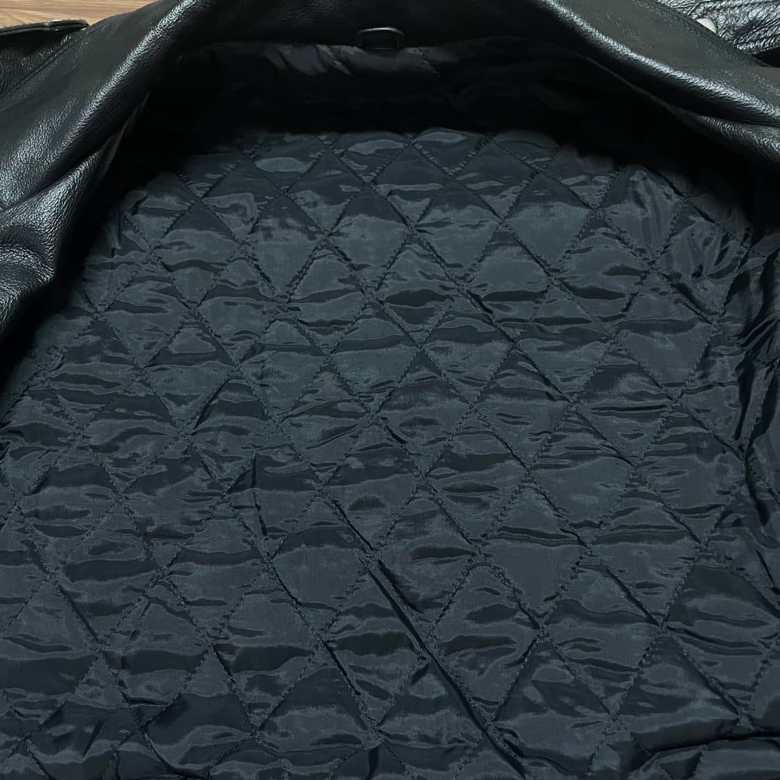 휴고보스 boss 오버핏 더블 라이더 가죽 레더 바이커 자켓 xxl 상품이미지7