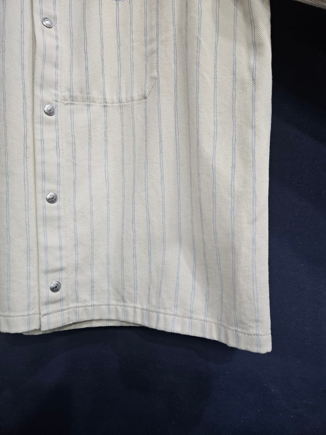 디올 옴므 스트라이프 남성 50 데님 셔츠자켓  상품이미지6