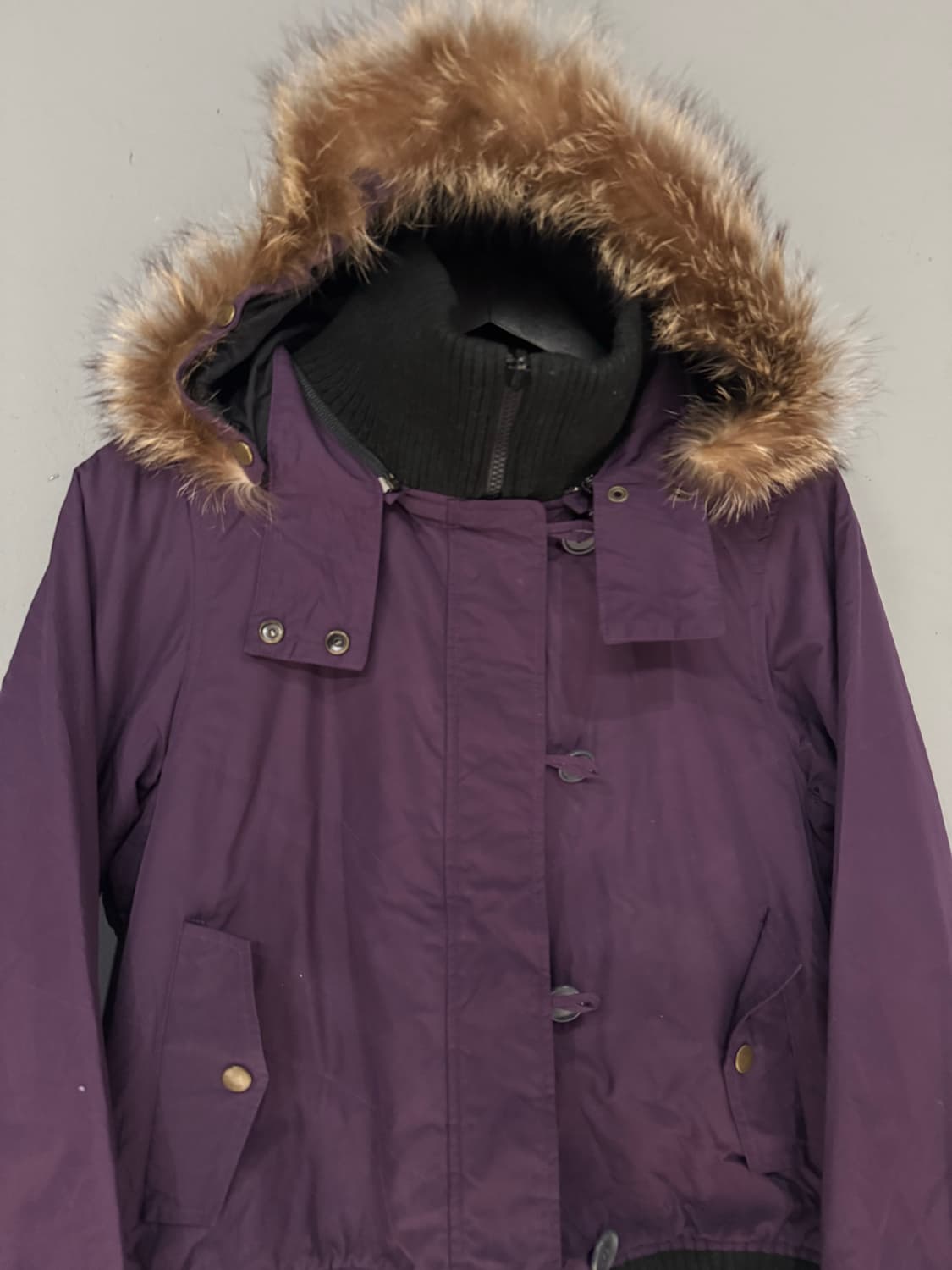 Reversible fur trimming n2b jumper 상품이미지9