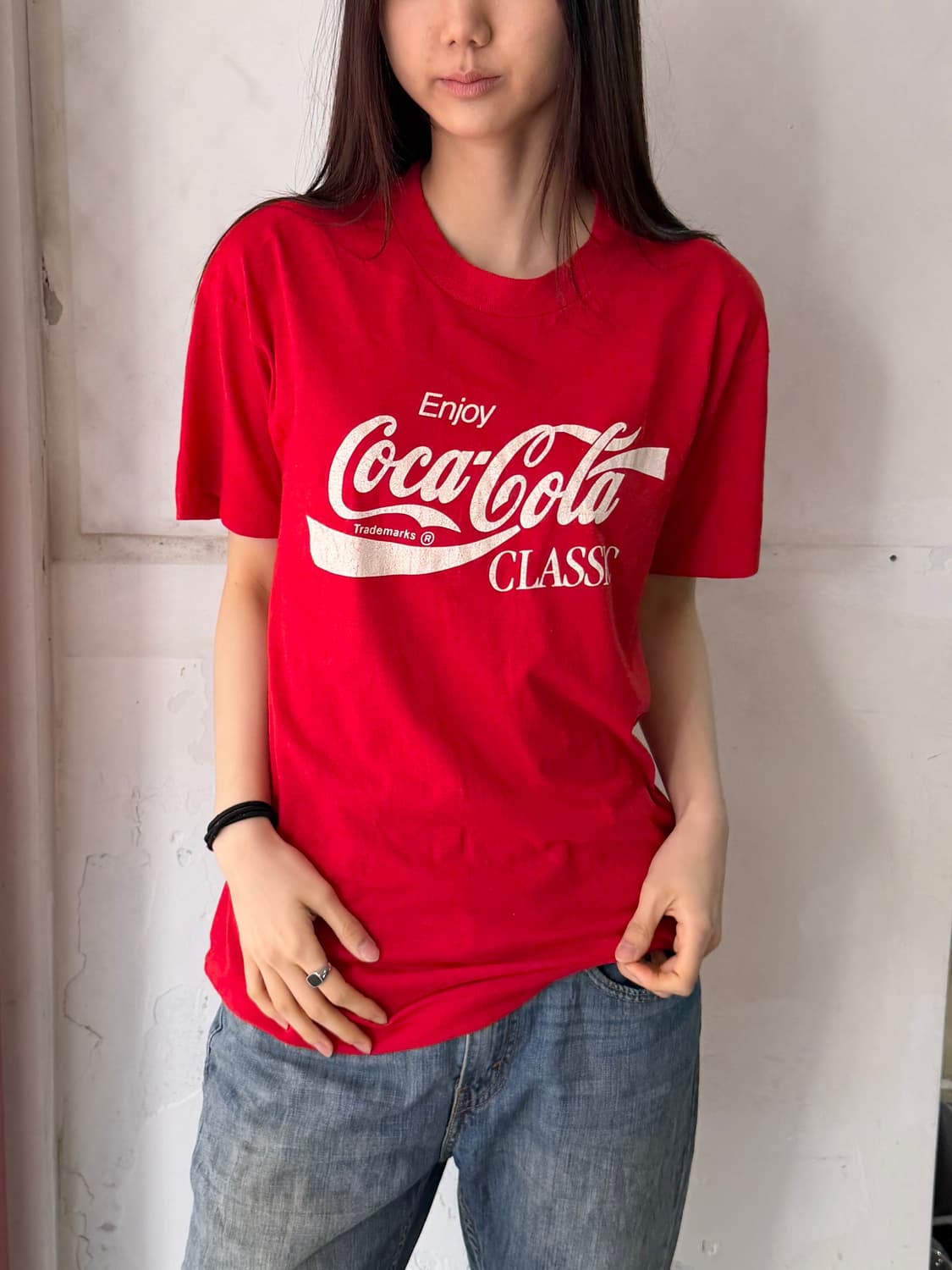 80‘s MADE IN USA 🇺🇸 코카콜라 반팔 상품이미지1