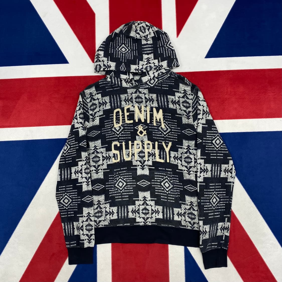 데님앤서플라이 랄프로렌 나바호패턴 후드티 L  상품이미지1