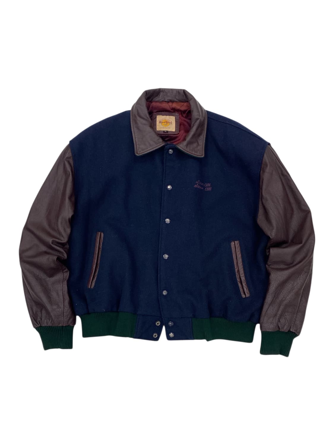 90's 하드락카페 올란도 바시티 자켓 상품이미지1