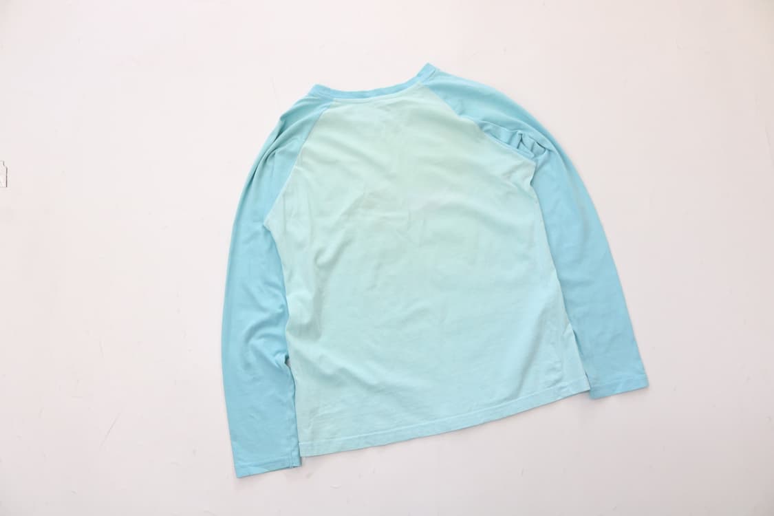 HIRAKI 히라키 빈티지 민트 스카이 라글란 그래픽 롱 슬리브 160 상품이미지6