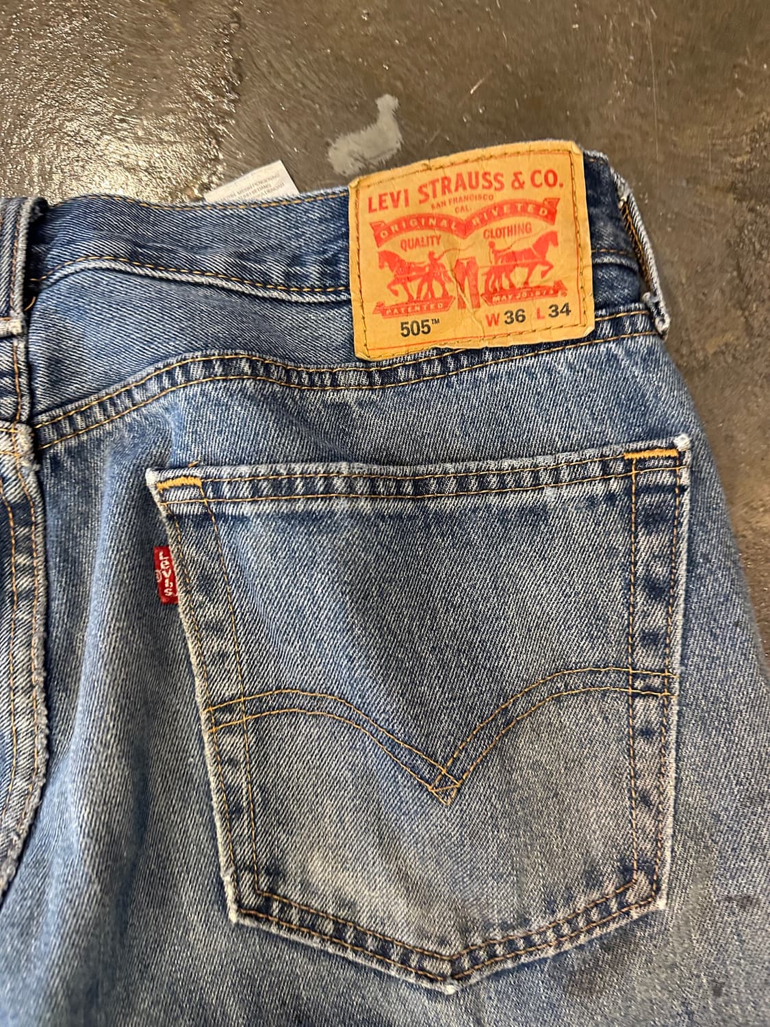 Levis 리바이스 505 W36 L34 상품이미지4