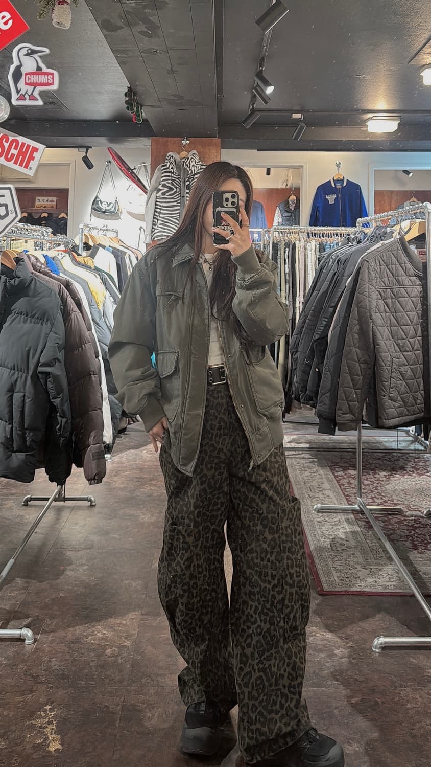 알파인더스트리 A1 봄버 자켓 항공점퍼 카키 M 상품이미지10