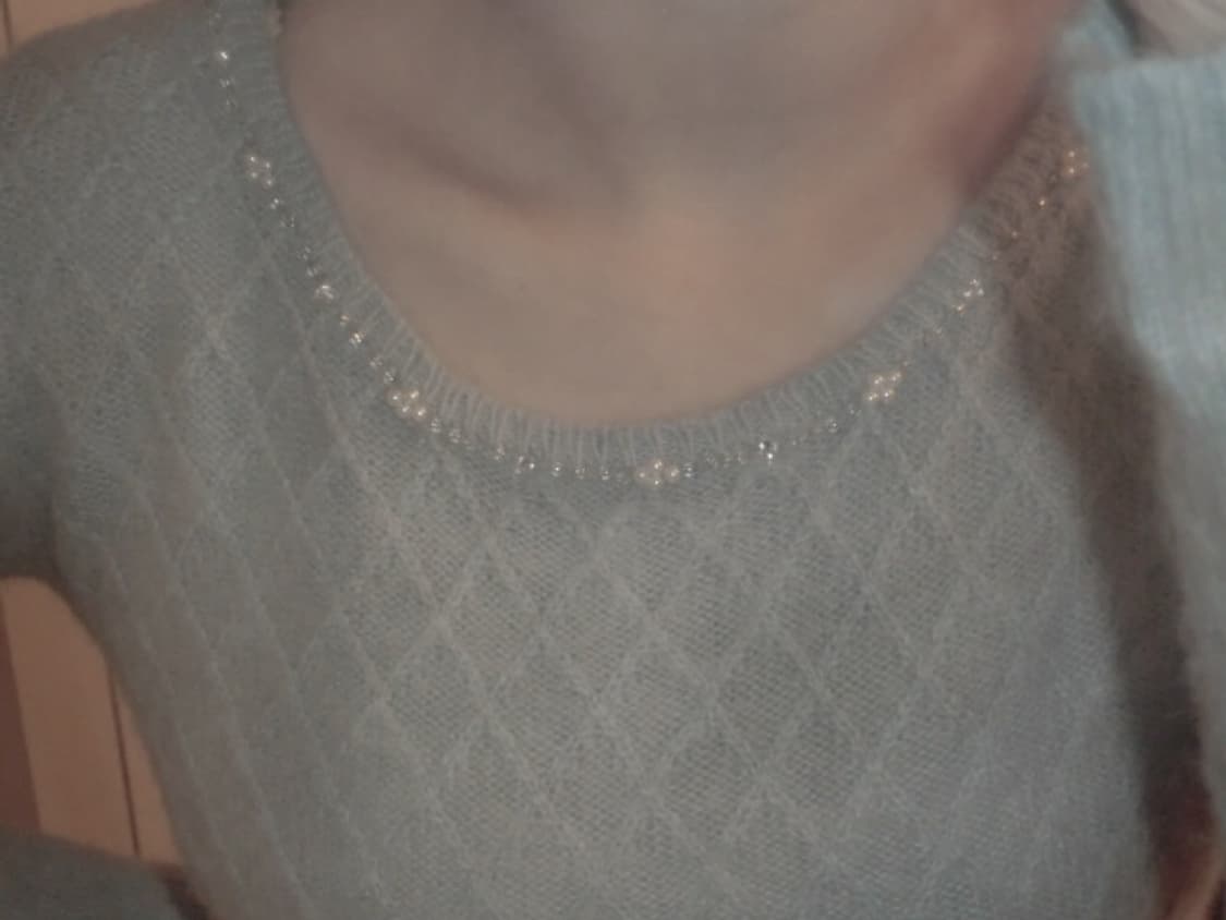 갸루 진주 니트 상품이미지3