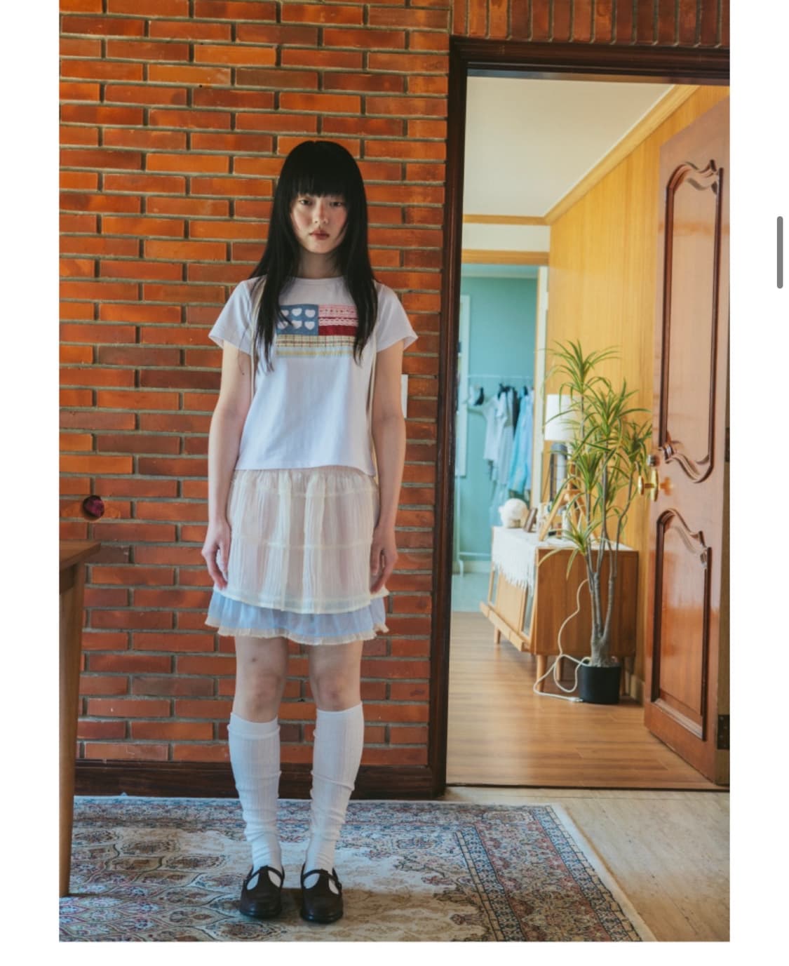 더뮤지엄비지터 레이어드 스커트 상품이미지2