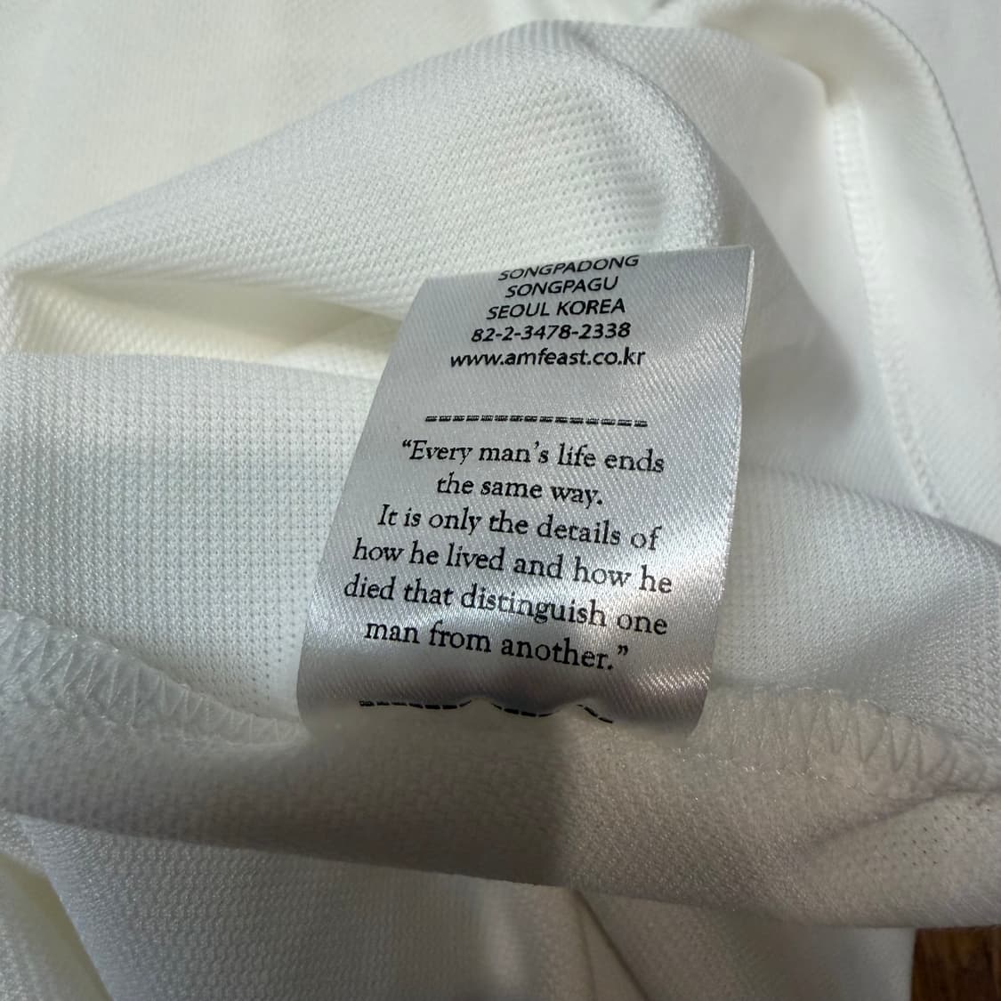 암피스트 오픈카라 티셔츠 상품이미지4