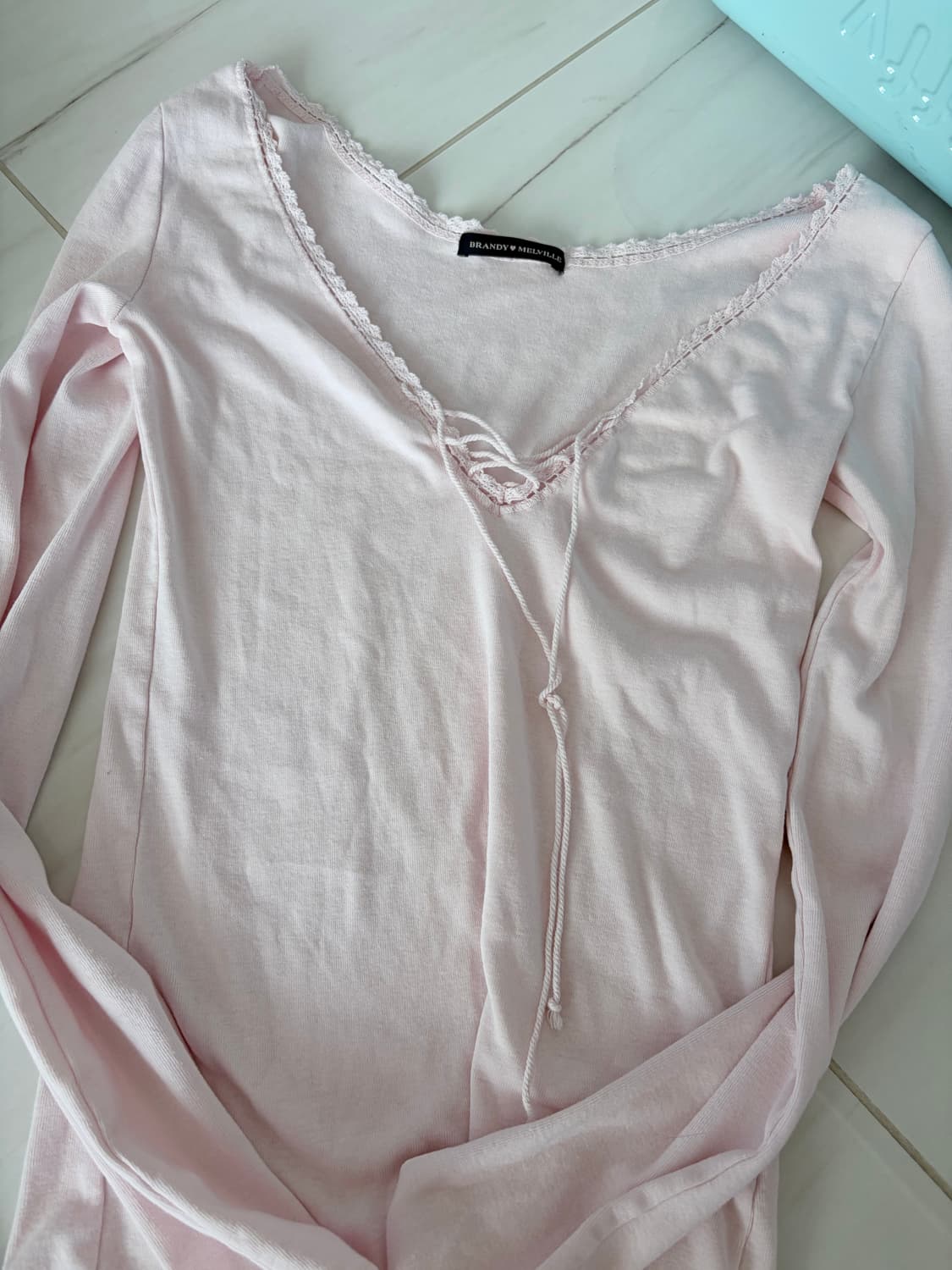 브랜디멜빌 티 핑크 스트링 상품이미지1