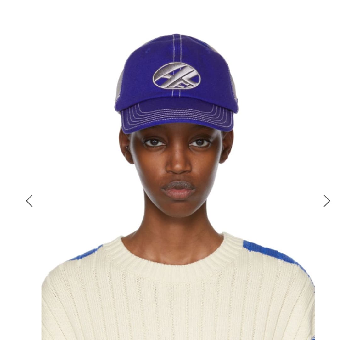 A2 새제품) 아더에러 디스토트 캡 블루 볼캡 모자 남자 여자 공용 상품이미지9