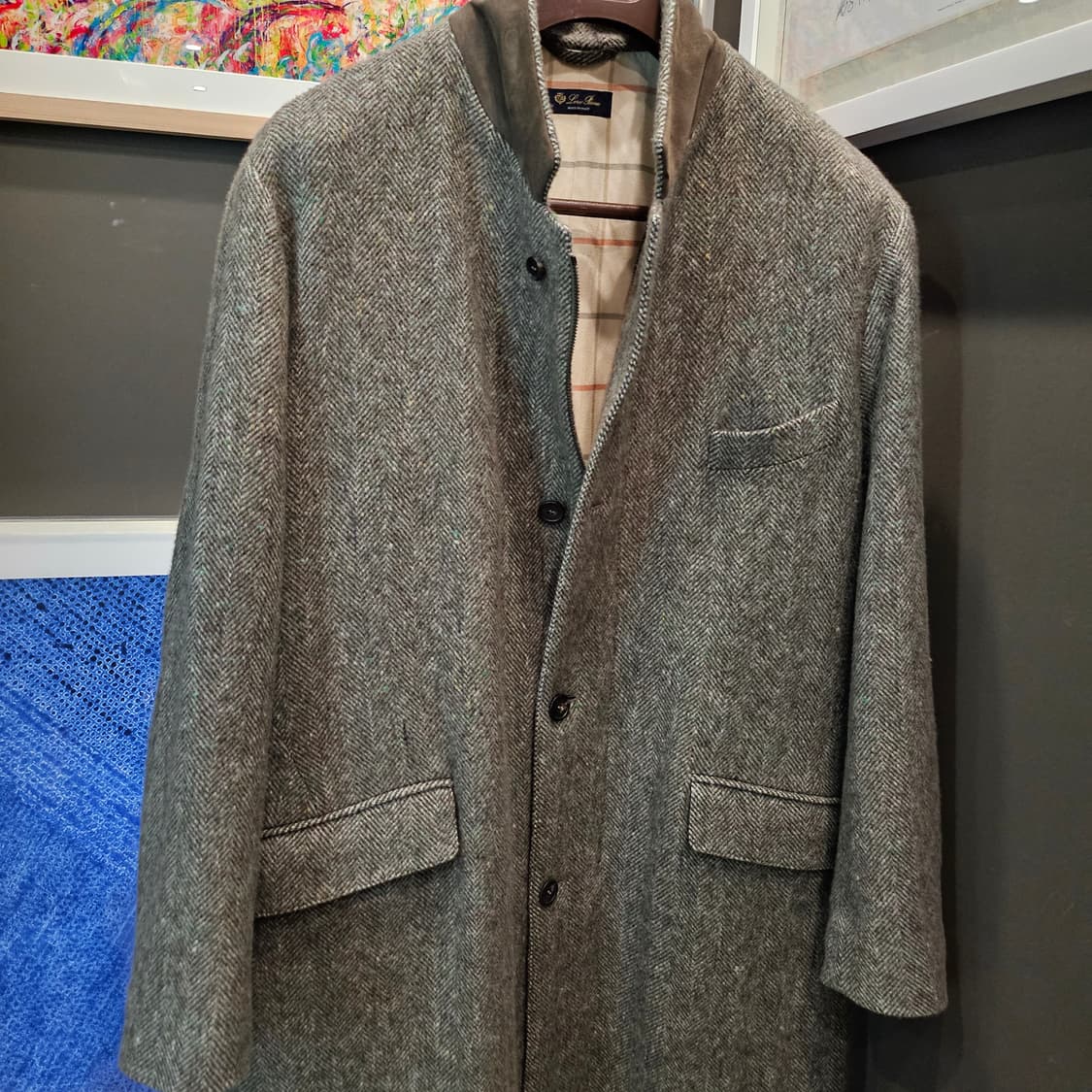 3XL)로로피아나 마틴갈라 캐시미어 신상 로브 코트 상품이미지2