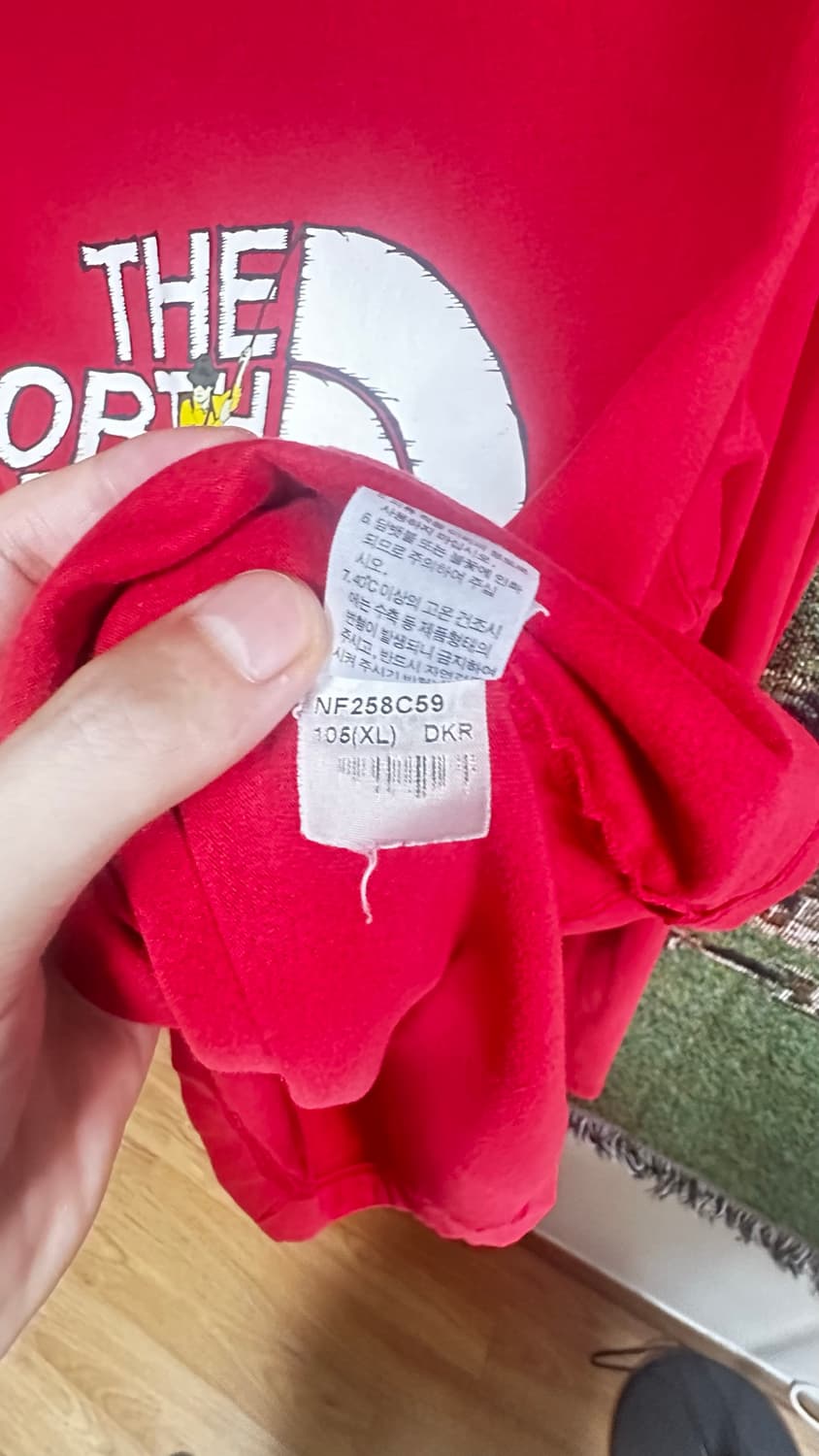 노스페이스 프린팅 긴팔티 XL 상품이미지5