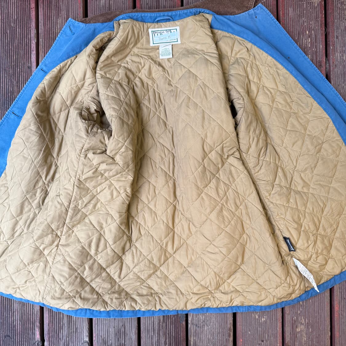 LLBean 안감 퀼팅 초어자켓 스카이 상품이미지2