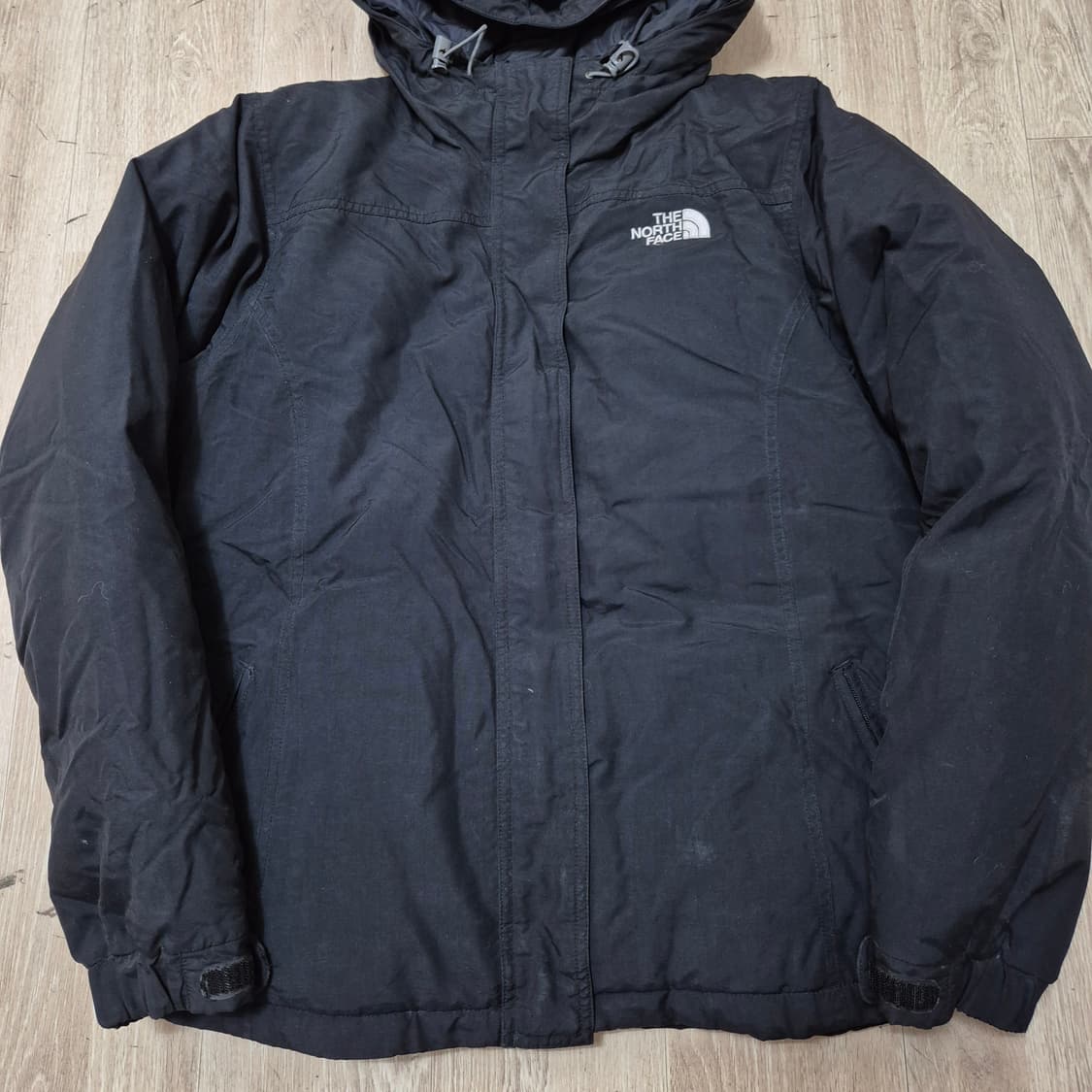 노스페이스 구스다운 후드 패딩 점퍼 L(90) 상품이미지3